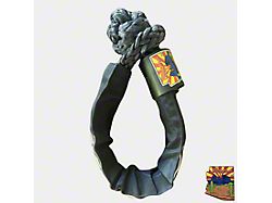 Mojab Offroad 1/2-Inch x 22-Inch Soft Shackle with Sleeve and Bag; Black 