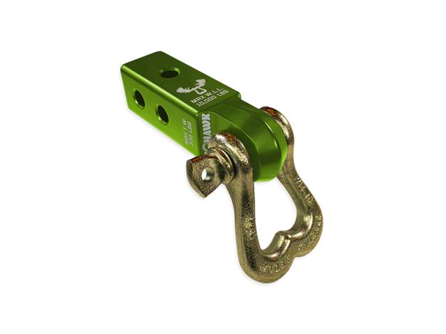 Moose Knuckle Offroad XL Shackle/Mohawk 2.0 Receiver Combo; Bean Green/Brass Knuckle (Universal; Some Adaptation May Be Required)