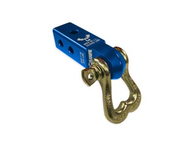Moose Knuckle Offroad XL Shackle/Mohawk 2.0 Receiver Combo; Blue Pill/Brass Knuckle (Universal; Some Adaptation May Be Required)