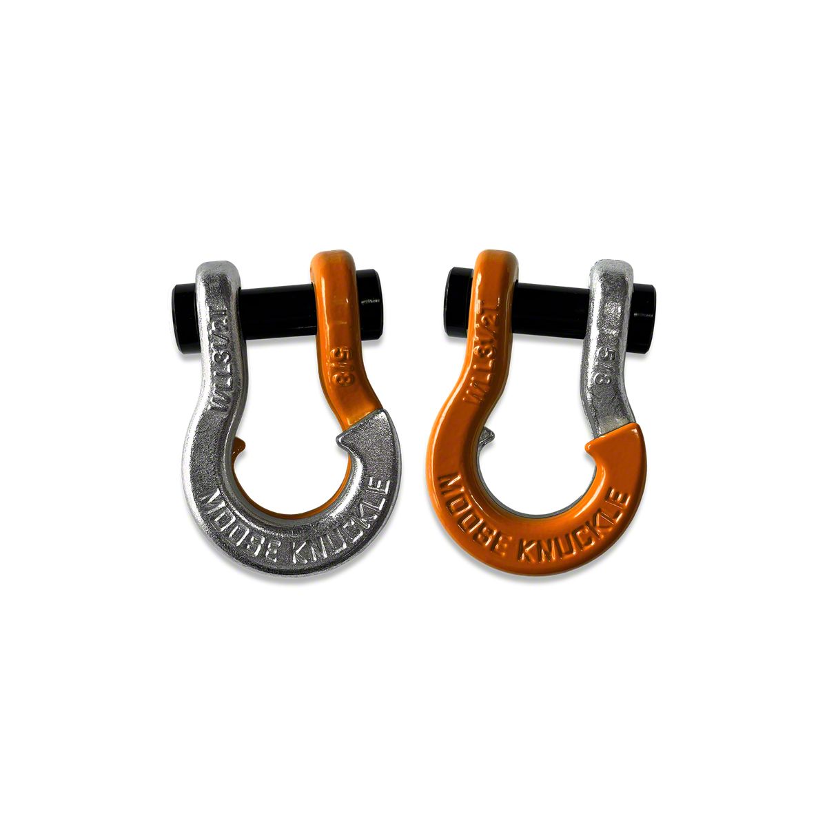 Moose Knuckle Offroad Mohawk 2.0 Recovery Soft Shackle Receiver - Black, 2" Hitch, 10,000 Lbs Capacity