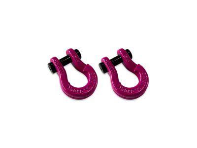 Moose Knuckle Offroad Jowl Split Recovery Shackle 5/8 Combo; Pogo Pink and Pogo Pink