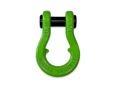 Moose Knuckle Offroad Jowl Split Recovery Shackle; Sublime Green