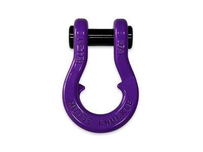Moose Knuckle Offroad Jowl Split Recovery Shackle; Grape Escape