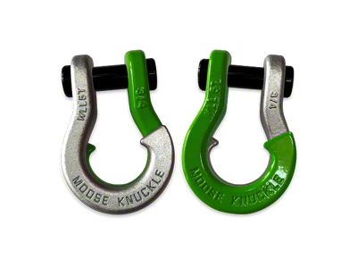 Moose Knuckle Offroad Jowl Split Recovery Shackle 3/4 Combo; Nice Gal and Sublime Green