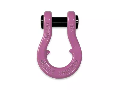 Moose Knuckle Offroad Jowl Split Recovery Shackle 3/4; Pretty Pink