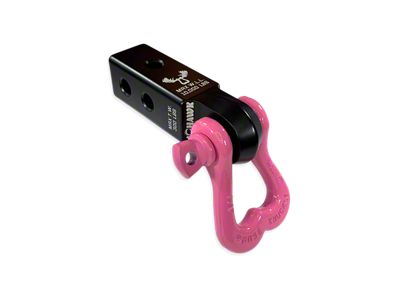 Moose Knuckle Offroad XL Shackle/Mohawk 2.0 Receiver Combo; Black Lung/Pretty Pink (Universal; Some Adaptation May Be Required)