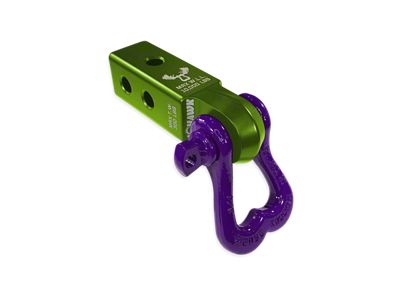 Moose Knuckle Offroad XL Shackle/Mohawk 2.0 Receiver Combo; Bean Green/Grape Escape (Universal; Some Adaptation May Be Required)