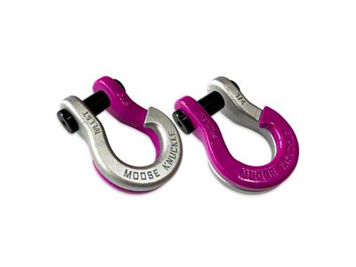 Moose Knuckle Offroad Jowl Split Recovery Shackle 3/4 Combo; Nice Gal / Pogo Pink