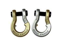 Moose Knuckle Offroad Jowl Split Recovery Shackle 3/4 Combo; Brass Knuckle and Nice Gal