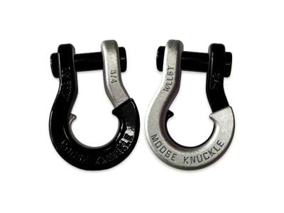 Moose Knuckle Offroad Jowl Split Recovery Shackle 3/4 Combo; Black Hole and Nice Gal