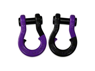 Moose Knuckle Offroad Jowl Split Recovery Shackle 3/4 Combo; Grape Escape and Black Hole