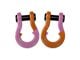 Moose Knuckle Offroad Jowl Split Recovery Shackle 3/4 Combo; Pretty Pink and Obscene Orange