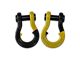 Moose Knuckle Offroad Jowl Split Recovery Shackle 3/4 Combo; Black Hole and Detonator Yellow