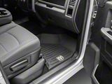 Mopar All-Weather Front and Rear Floor Mats; Black (13-18 RAM 1500 Crew Cab)