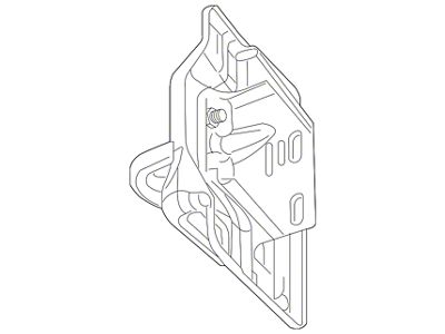 Mopar Bumper Bracket; With Tow Hook; Front Left (06-08 RAM 1500 Mega Cab)