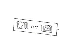 Mopar Bumper Bracket; Mounting Kit; Front (19-24 RAM 1500)