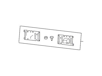 Mopar Bumper Bracket; Mounting Kit; Front (19-25 RAM 1500)