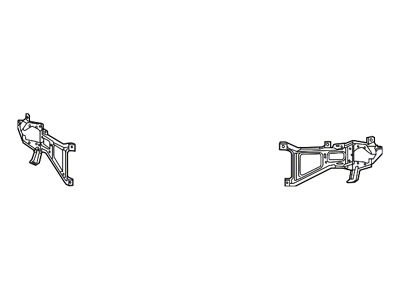 Mopar Bumper Bracket Set; Front; 1-Piece (15-18 RAM 1500)