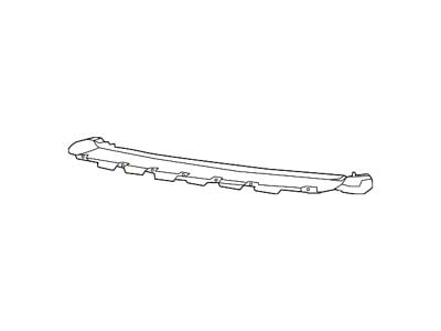 Mopar Bumper Cover Reinforcement; Front; 1-Piece (13-18 RAM 1500)