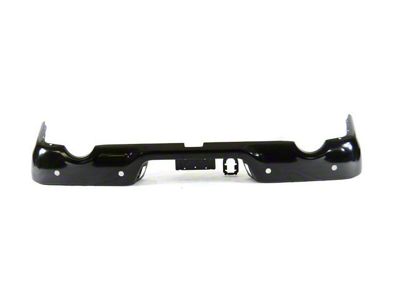 Mopar Rear Bumper Face Bar; Pre-Drilled for Backup Sensors; Primered (09-12 RAM 1500 w/ Factory Dual Exhaust)