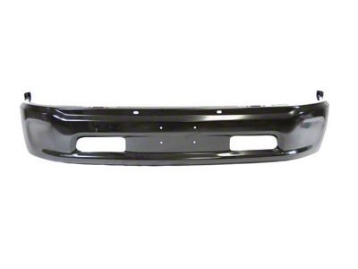 Mopar Front Bumper Face Bar without Fog Light Openings; Black (14-18 RAM 1500)