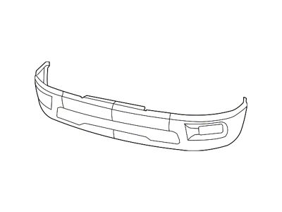 Mopar Front Bumper Face Bar; Primered (11-12 RAM 1500)