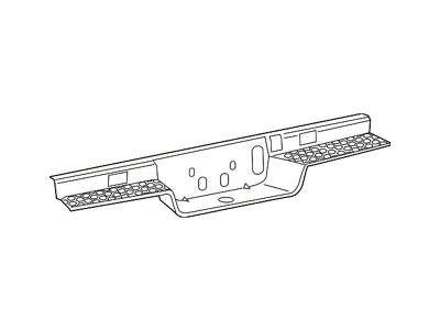 Mopar Bumper Step Pad; Rear; With CLASS III Tow Hitch (19-24 RAM 1500)