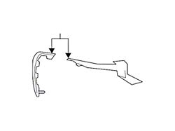 Mopar Bumper Step Pad; Rear Left (19-24 RAM 1500)