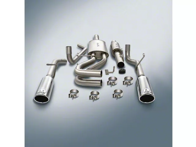 Mopar Dual Exhaust System with Polished Tips; Rear Exit (09-18 5.7L RAM 1500 w/ Factory Dual Exhaust)