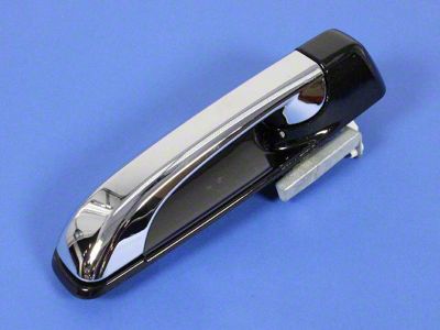 Mopar Exterior Door Handle; Front Right; Chrome; Without Key Hole; RPO Codes XR; Paint to Match (09-12 RAM 1500)
