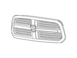 Mopar Horizontal Upper Replacement Grille; Chrome (13-18 RAM 1500, Excluding Rebel)