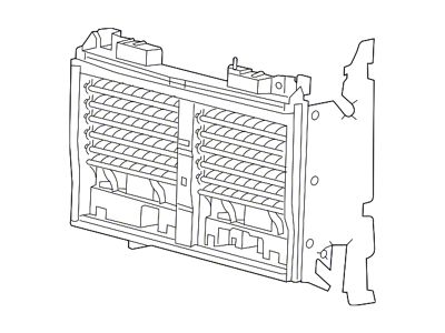 Mopar Grille Air Intake; Active Shutter (19-24 3.6L RAM 1500)