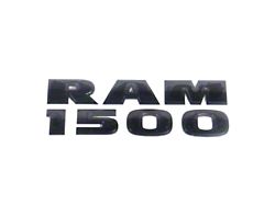 Mopar RAM 1500 Front Door Emblem; Gloss Black (09-18 RAM 1500)