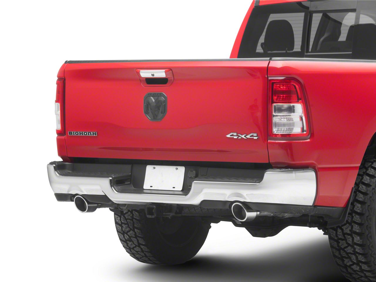 Mopar RAM 1500 RAM Head Tailgate Emblem; Black 68276327AA (19-26