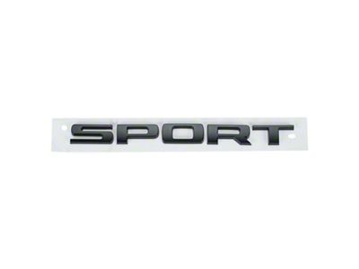 Mopar Sport Tailgate Emblem; Black (19-25 RAM 1500)