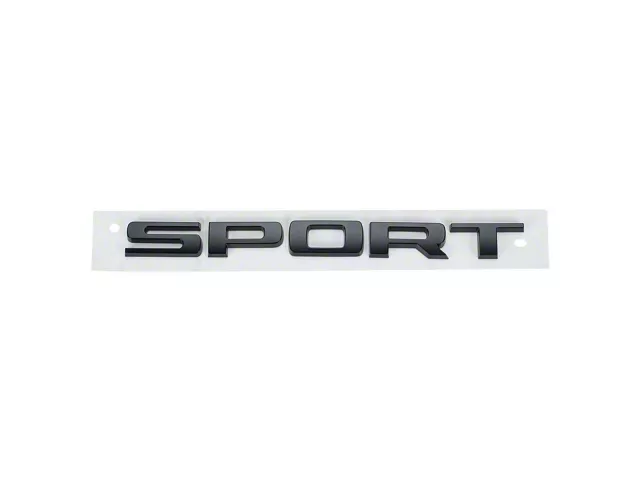 Mopar Sport Tailgate Emblem; Black (19-24 RAM 1500)