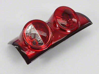Mopar Factory Replacement Tail Light; Black Housing; Red Lens; Driver Side (07-08 RAM 1500)