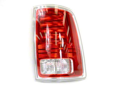Mopar Premium LED Tail Light; Chrome Housing; Red Lens; Passenger Side (13-16 RAM 1500 w/ Factory LED Tail Lights)