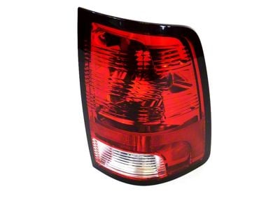 Mopar Factory Replacement Tail Light; Black Housing; Red Lens; Passenger Side (09-18 RAM 1500 w/ Factory Halogen Tail Lights)