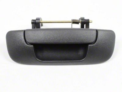 Mopar Tailgate Handle; Rear; Black (02-08 RAM 1500)