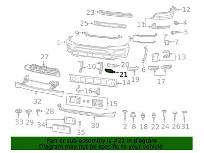 Mopar Tow Hook Bezels (19-24 RAM 1500)