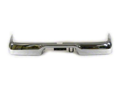 Mopar Rear Bumper Face Bar; Not Pre-Drilled for Backup Sensors; Chrome (09-12 RAM 2500)