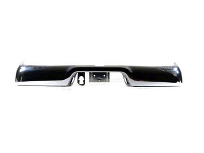 Mopar Rear Bumper Face Bar; Not Pre-Drilled for Backup Sensors; Chrome (13-18 RAM 2500)