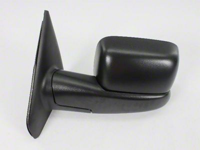 Mopar Door Mirror Set; Power Heated; With Towing Package; Curved Arm Inseam Assembly; Left (03-09 RAM 2500)