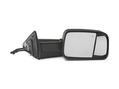 Mopar Door Mirror Set; With Towing Package and Blind Spot Sensor; Right; Without Surround View and Memory; Black (19-24 RAM 2500)