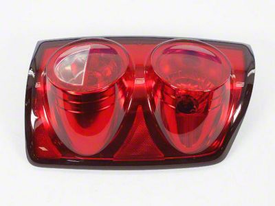 Mopar Factory Replacement Tail Light; Black Housing; Red Lens; Passenger Side (07-09 RAM 2500)