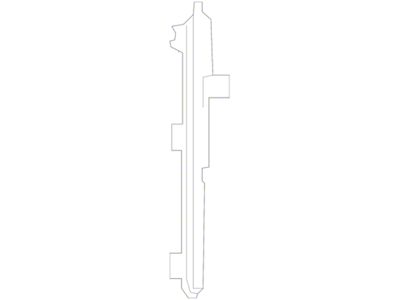 Mopar Tail Light Socket; Panel; Late Design (03-06 RAM 2500)