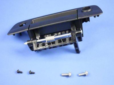 Mopar Tailgate Handle; With Rear View Camera; Rear; Black (11-12 RAM 2500)