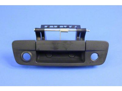 Mopar Tailgate Handle; With Rear View Camera; Rear; Textured Black (13-18 RAM 2500)