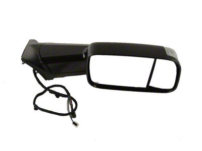 Mopar Door Mirror Set; Right; Power-Folding; Assembly; Black; Without Memory (15-18 RAM 3500)